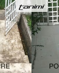 Poliranje mermera pre i posle 