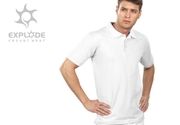 Muška polo majica Reflex bela - Jovšić Printing Centar
