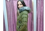 Zelena zimska jakna za žene srednje dužine