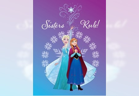 Dečiji tepih Frozen "Sister Rules"