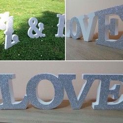 3D Slova za venčanja 3