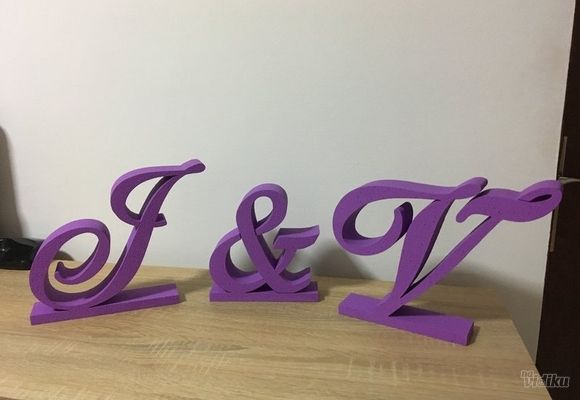 3D Slova za venčanja 5