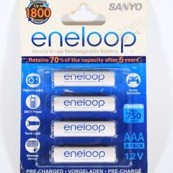 Eneloop Sanyo AAA punjive baterije 1,2v, 750mAh