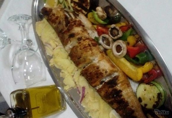 Pečenje ribe - Smudj na žaru - Ribarnica Milanovic - Padina