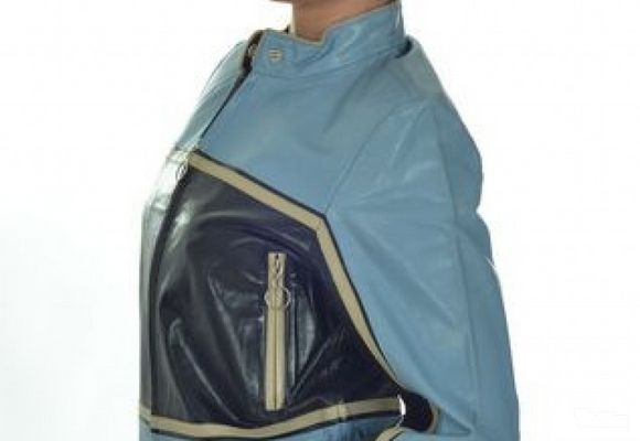 Zenska kozna jakna Imdig Blue - Imdig Leather Group