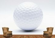 3D Foto Tapete Loptica za Golf