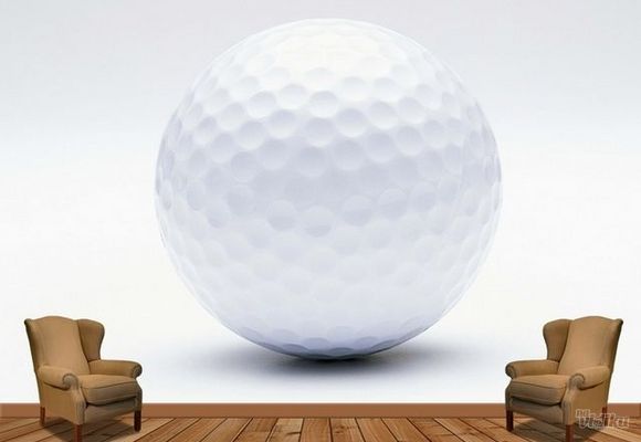 3D Foto Tapete Loptica za Golf