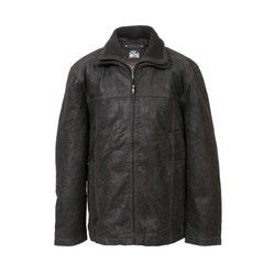 Muška kožna jakna - tamno braon - Fratteli