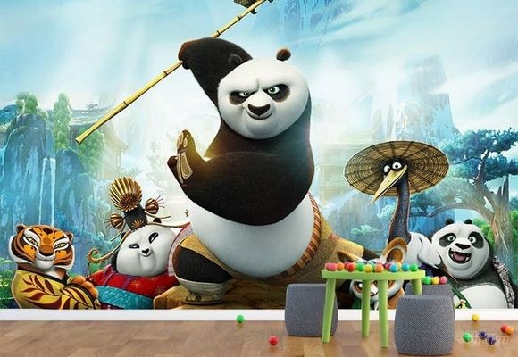 Dečije Foto Tapete - Kung Fu Panda Po