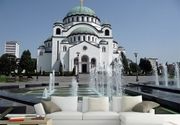 Gradovi i Spomenici Foto Tapete - Pogled na Beogradski Hram
