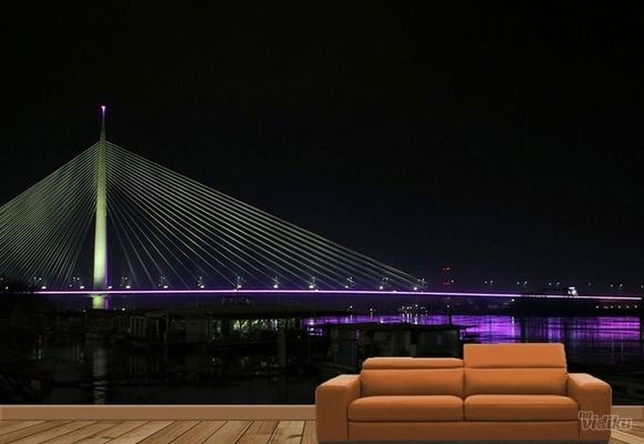 Gradovi i Spomenici Foto Tapete - Pogled na Beogradski Most