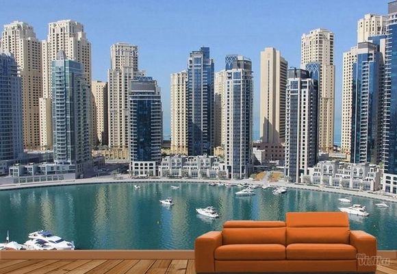 Gradovi i Spomenici Foto Tapete - Zgrade u Dubaiu