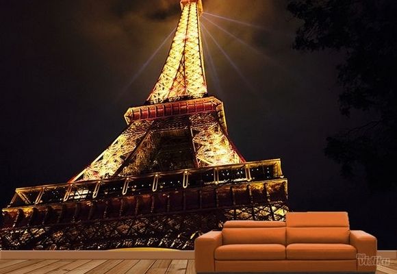 Gradovi i Spomenici Foto Tapete - Pogled na Toranj Pariz