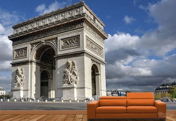 Gradovi i Spomenici Foto Tapete - Trijumfalna Kapija Pariz