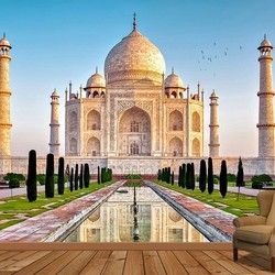Gradovi i Spomenici Foto Tapete - Taj Mahal