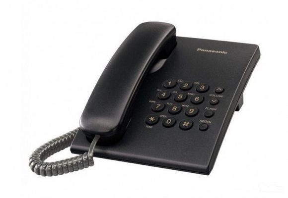 Fiksni telefon Panasonic KX-TS500FXB