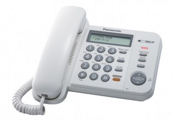 Fiksni telefon Panasonic KX-TS580FXW