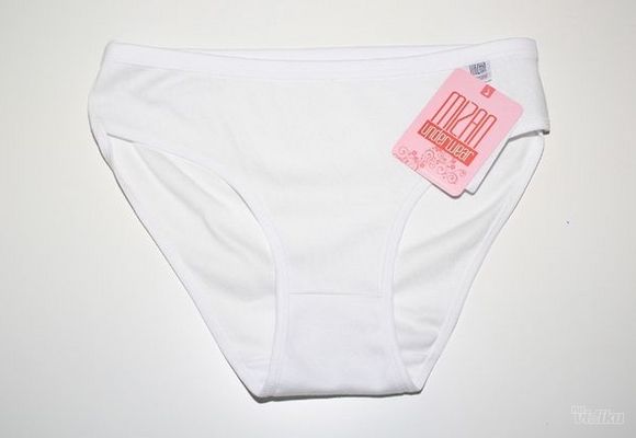 Ženske pamučne gaćice Mizan underwear bele