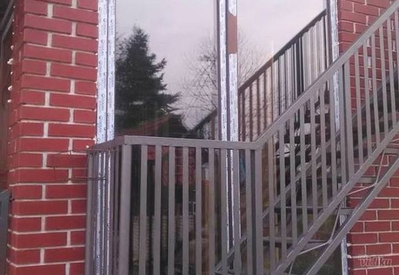 Aluminijumska stolarija dupla balkonska klizna vrata