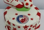 Decija fudbalska torta crvena zvezda