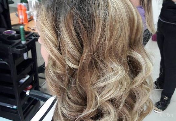 Svadbena frizura - moderni talasi u kosi