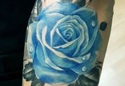 Tetovaža u boji / Plava ruža
