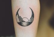 Tetovaža na ruci/ Mesec