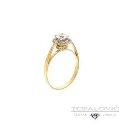 Vereničko prstenje - prsten-žuto zlato - Zlatara Topalović