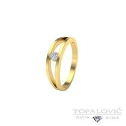 Vereničko prstenje - prsten - žuto zlato6 - Zlatara Topalović