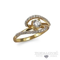 Vereničko prstenje - prsten - žuto zlato11 - Zlatara Topalović