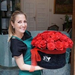 Buket ruža - crvene ruže u plišanoj kutiji