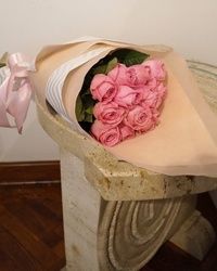 Buket ruža - Elegantan buket sa roza ružama