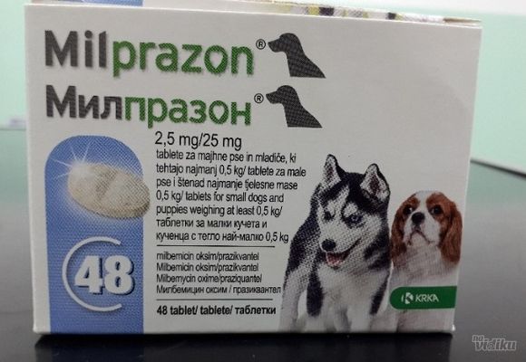 Miprazon tablete/ preventiva srčanog crva psa