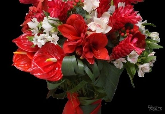 Dan zaljubljenih – 14.februar – Raskošan buket mešanog cveća