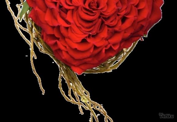 Dan zaljubljenih – 14.februar – Srce od crvenih ruža