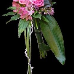 Bidermajeri - Bidermajer sa pink ružama