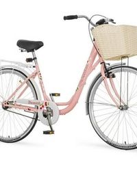 Bicikl VENSSINI Diamante roza beli kontraš