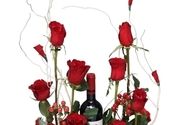 Ruže - Crvene ruže i Vino
