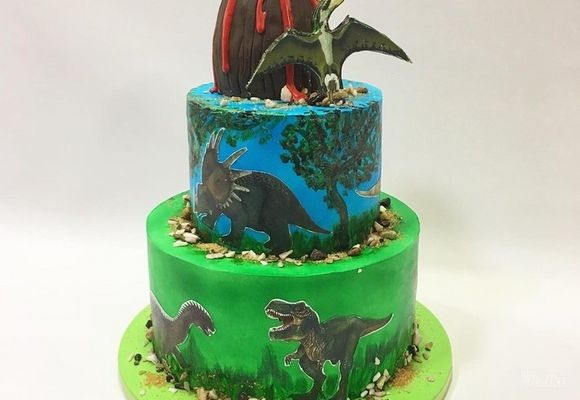 Dinosaurus decija torta