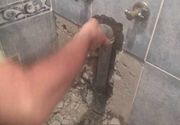 Razbijanje zida zbog vodoinstalaterskih radova