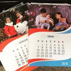 Dizajn i štampa porodičnih foto kalendara