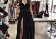 Duga elegantna crna haljina