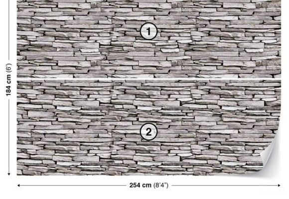 Texture Stone Wall Gray Kameni sivi dekorativni zid 3D fototapeta zidni mural foto tapeta