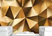Gold Rhombus Abstract Zlatna boja fototapeta zidni mural foto tapeta