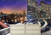 City New York By Night Color Skyline Grad u boji 3D fototapeta zidni mural foto tapeta