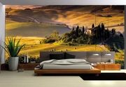 Nature Tuscany Hills Italy Toskana priroda 3D fototapeta zidni mural foto tapeta