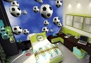 Kids Football Soccer Sport Fudbal fudbalska lopta 3D fototapeta zidni mural foto tapeta