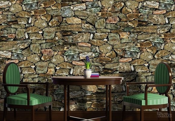 Texture Stone Wall kameni zid dekorativni kamen 3D fototapeta zidni mural foto tapeta