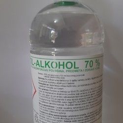 Biocidni proizvod za dezinfekciju- Etil  alkohol 70 %