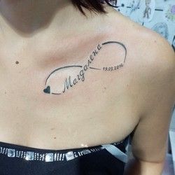 Tattoo znaka beskonačno